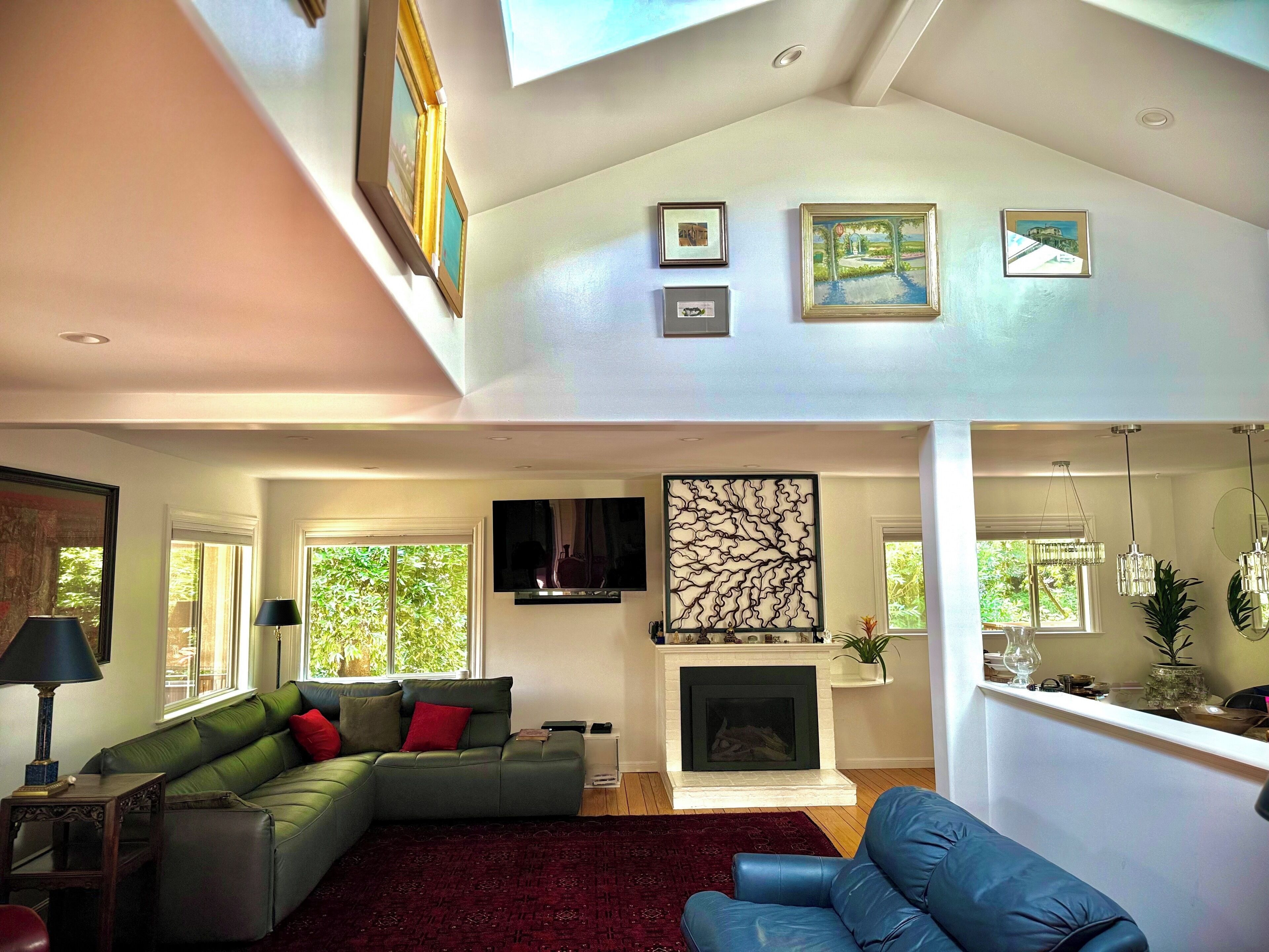 One of a kind, modern, nature lovers dream home on a creek in redwoods