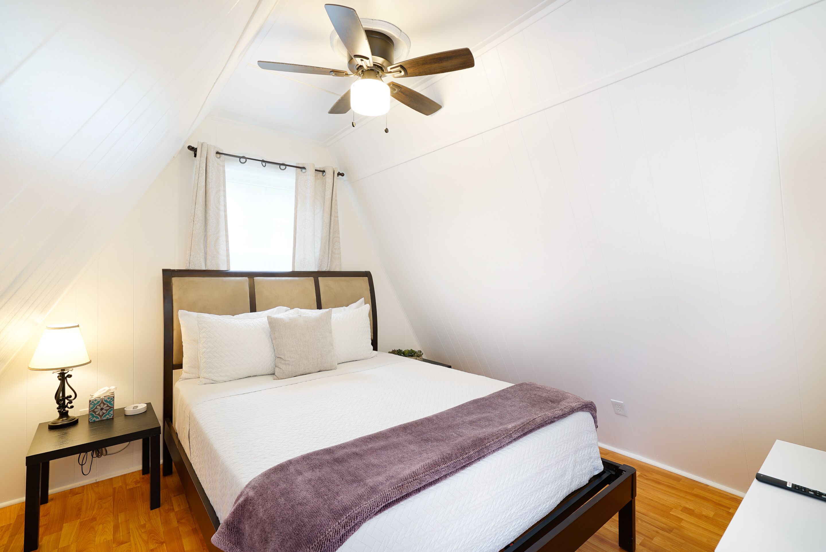 2 bedrooms, iron/ironing board, travel cot, WiFi