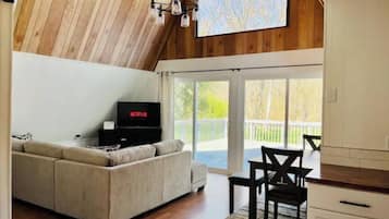 TV connectée, cheminée