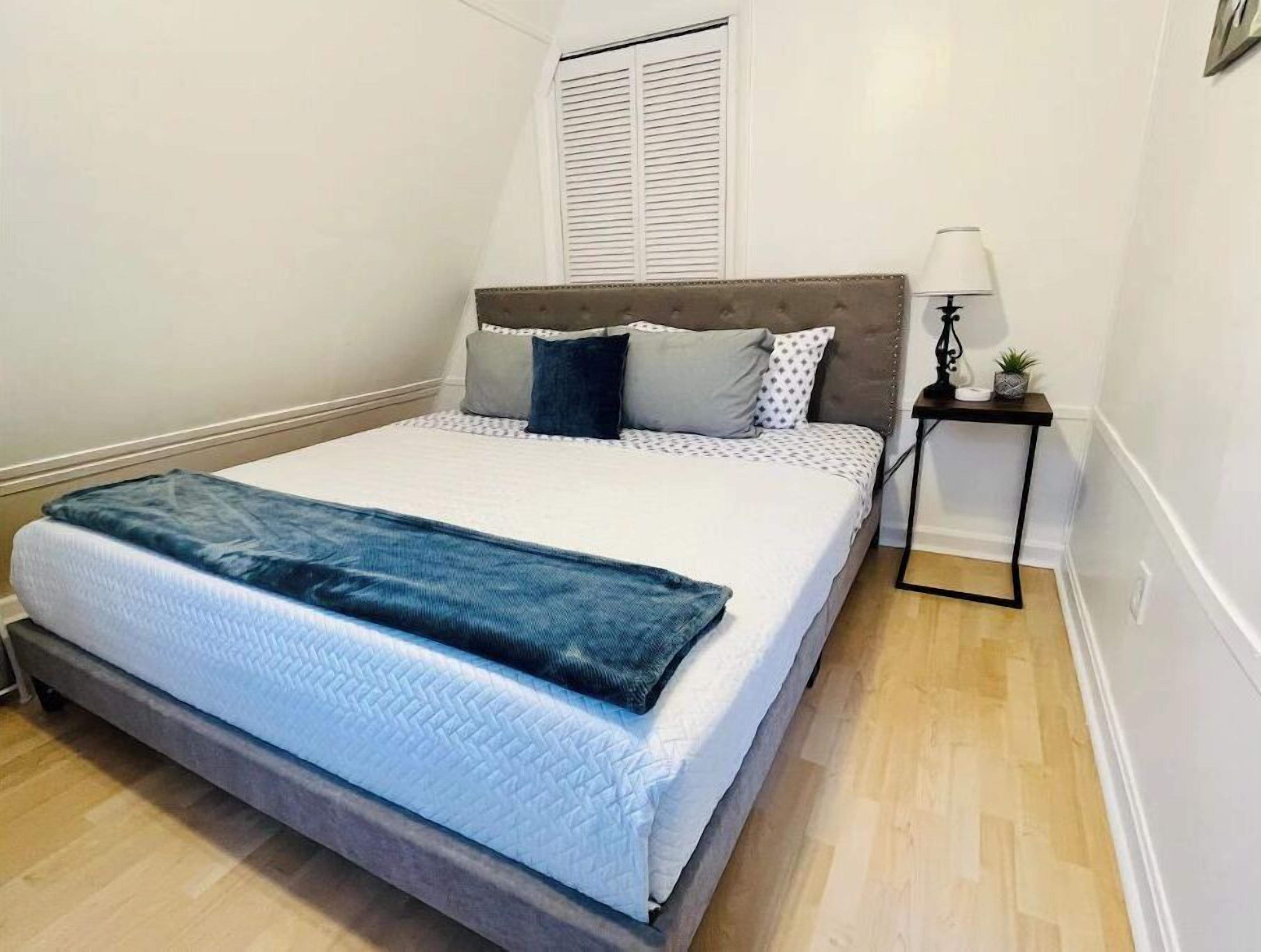 2 bedrooms, iron/ironing board, travel crib, WiFi