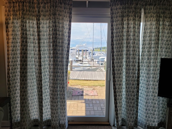 looking onto boardwalk and dock - Waterfront Villa at Bohicket Marina and beach access! (Seabrook Island)