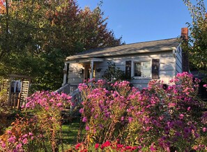 Exterior - Captain's Cottage, historic cottage on corner lot. (Seattle)