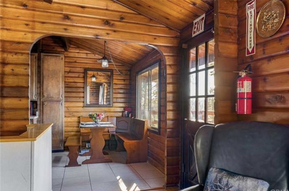 Cozy cabin in the wood