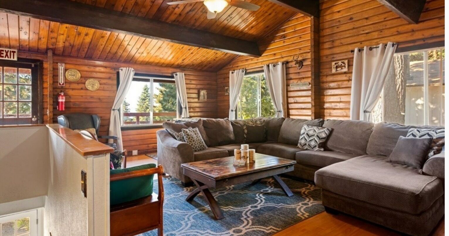 Cozy cabin in the wood