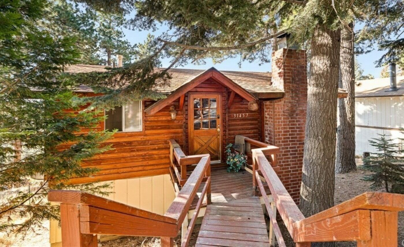 Cozy cabin in the wood