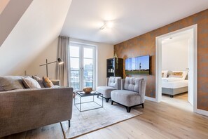 TV, stereo - Strandgut apartment 7 - Apartment in the house Strandgut with 2 rooms on approx. 67 m², (Wenningstedt-Braderup (Sylt))