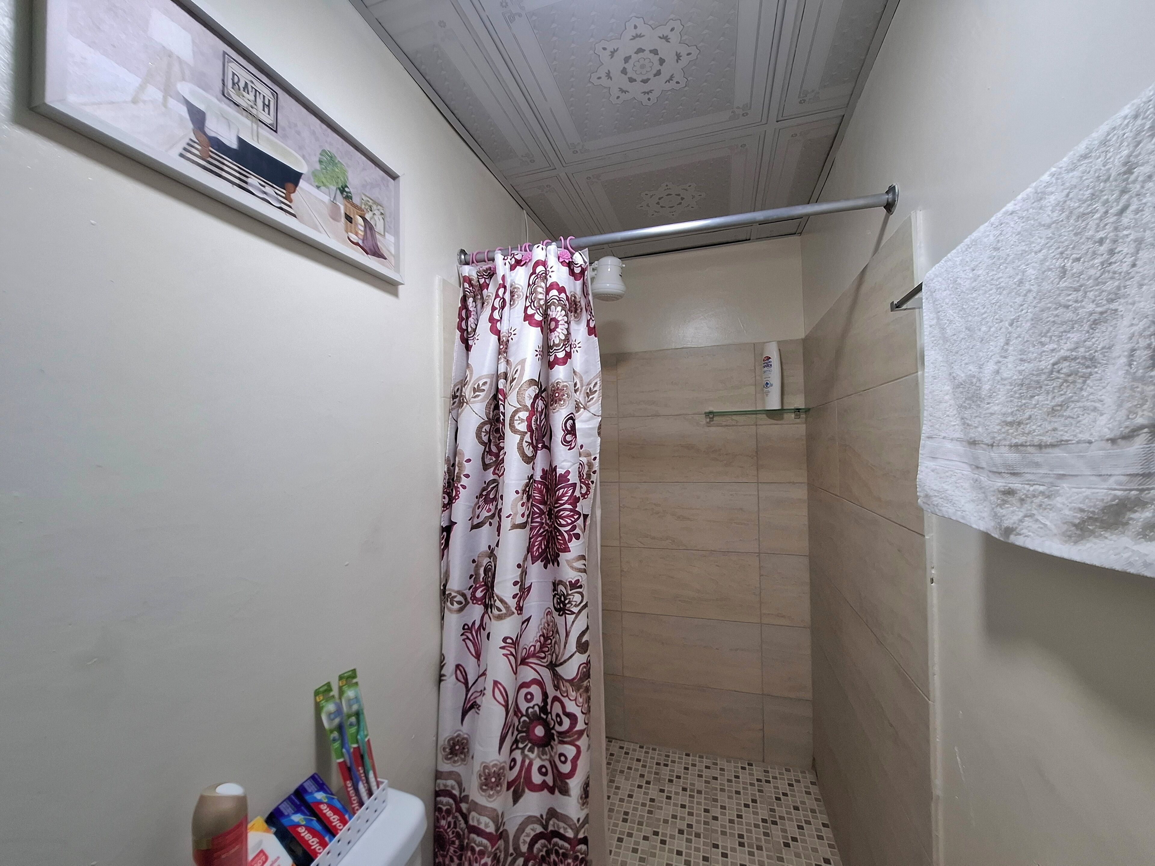 Towels, soap