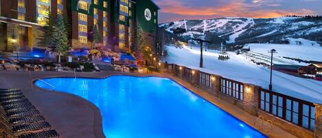 Indoor pool, a heated pool