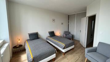 3 chambres, Wi-Fi gratuit, draps fournis