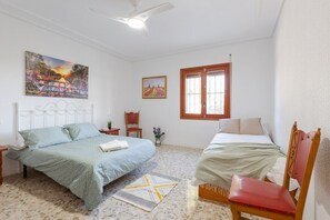 5 bedrooms, premium bedding, iron/ironing board, WiFi