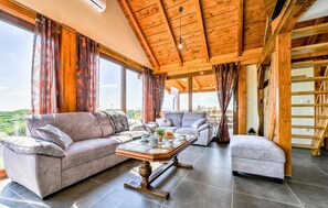 Smart TV, fireplace, foosball, stereo