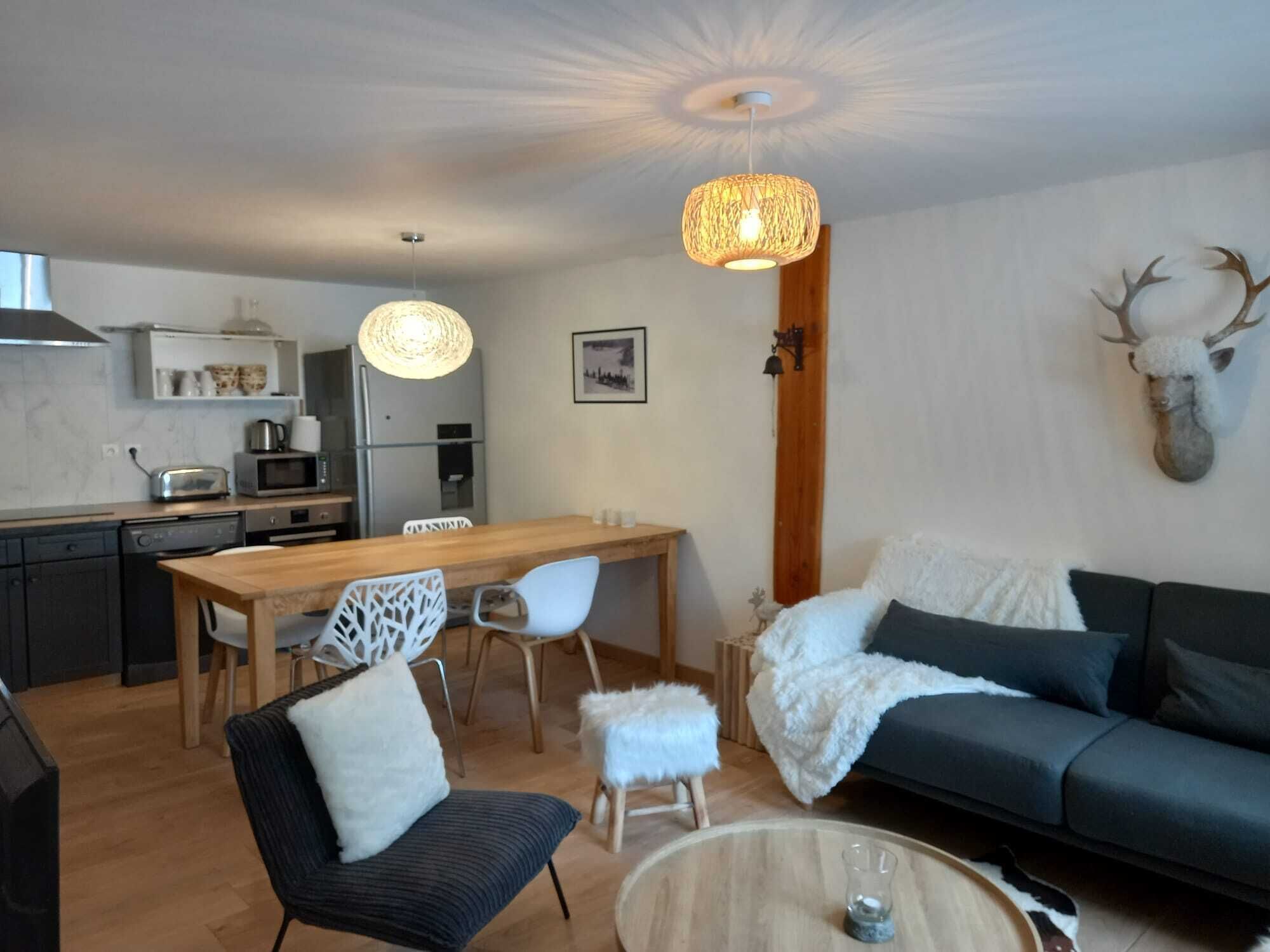 Chalet de caractère dans les alpes