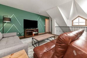 Smart TV, chimenea y servicios de streaming