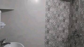 Shower, hair dryer