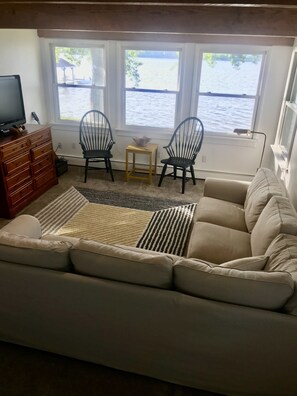 Living room with view of Occohannock Creek.  