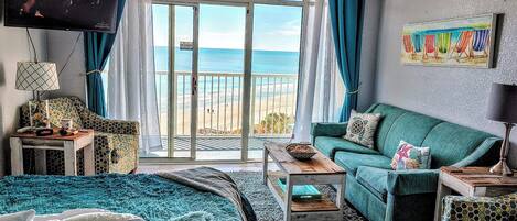 Smart TV, DVD player, books, computer monitors