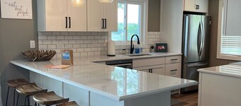 Stylish, Fully Renovated Lakefront Home on East Lake Okoboji with Private Dock!