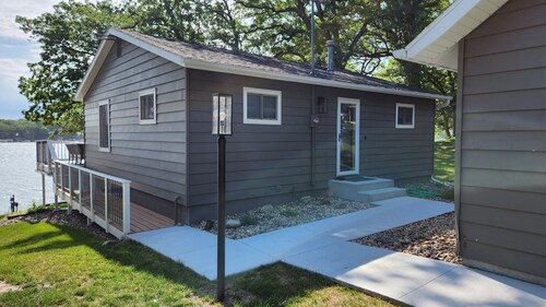 Stylish, Fully Renovated Lakefront Home on East Lake Okoboji with Private Dock!