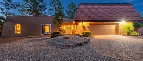 Warm adobe-style architecture with plenty of character