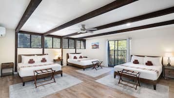 4 間睡房、書桌、熨斗/熨衫板、可攜式嬰兒床