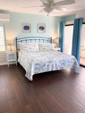 1 غرفة نوم ومكواة/لوح كي وواي فاي وملاءات أسرّة