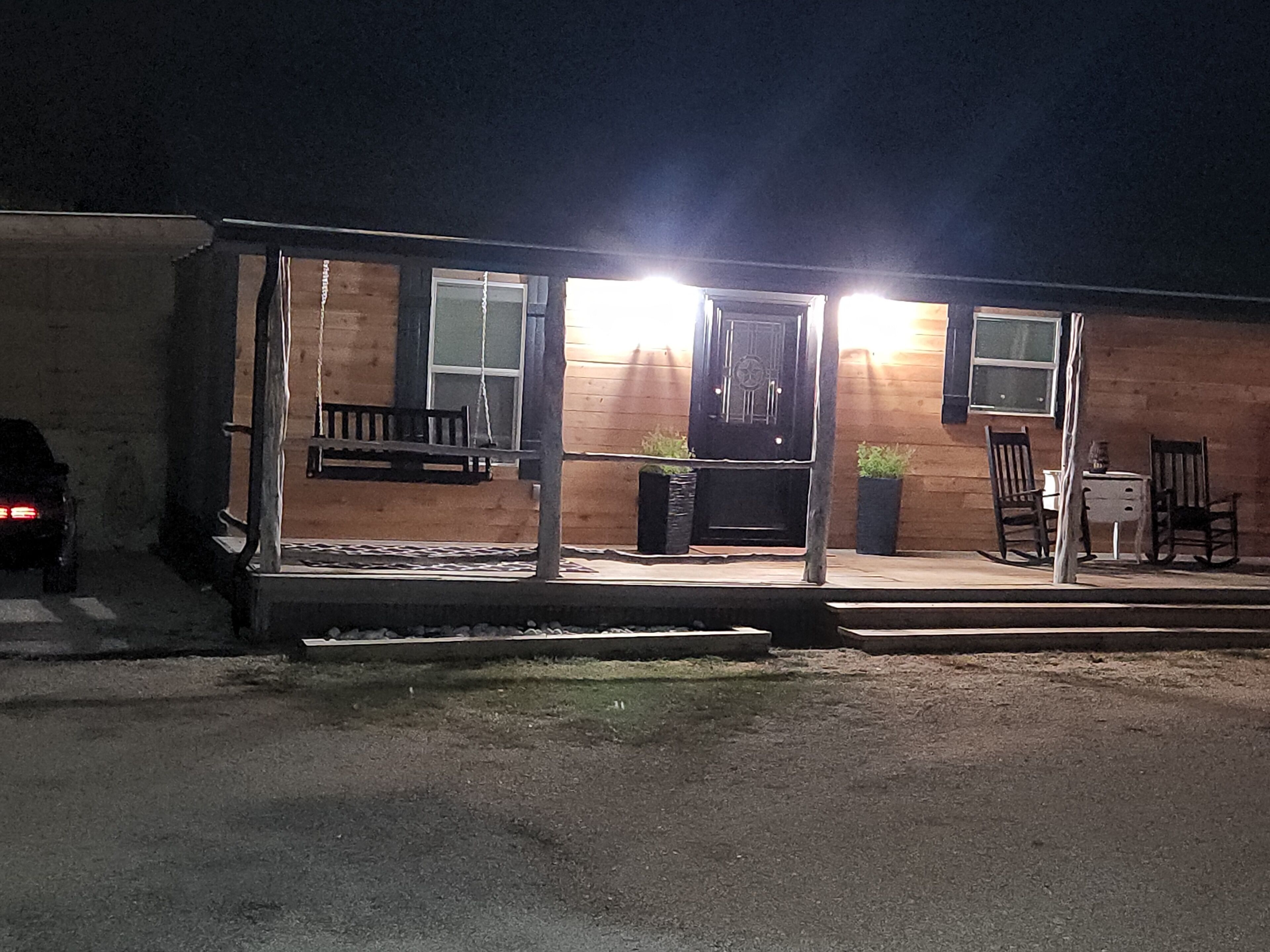 The Cedar Retreat nestled inside a quiet country setting