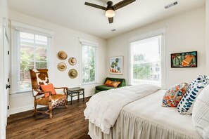 4 dormitorios, tabla de planchar con plancha, wifi gratis y ropa de cama