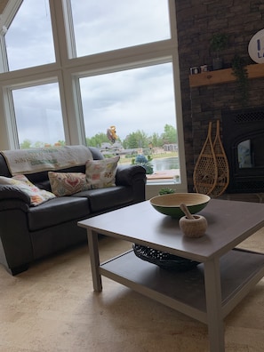 Smart TV, chimenea, videojuegos y reproductor de DVD