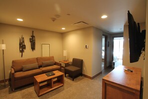 Smart TV, fireplace, DVD player - Colorado Two Bedroom Condo at Peak 8 in Breckenridge, Colorado. (Breckenridge)