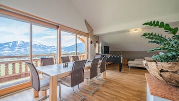 Blick von der Unterkunft