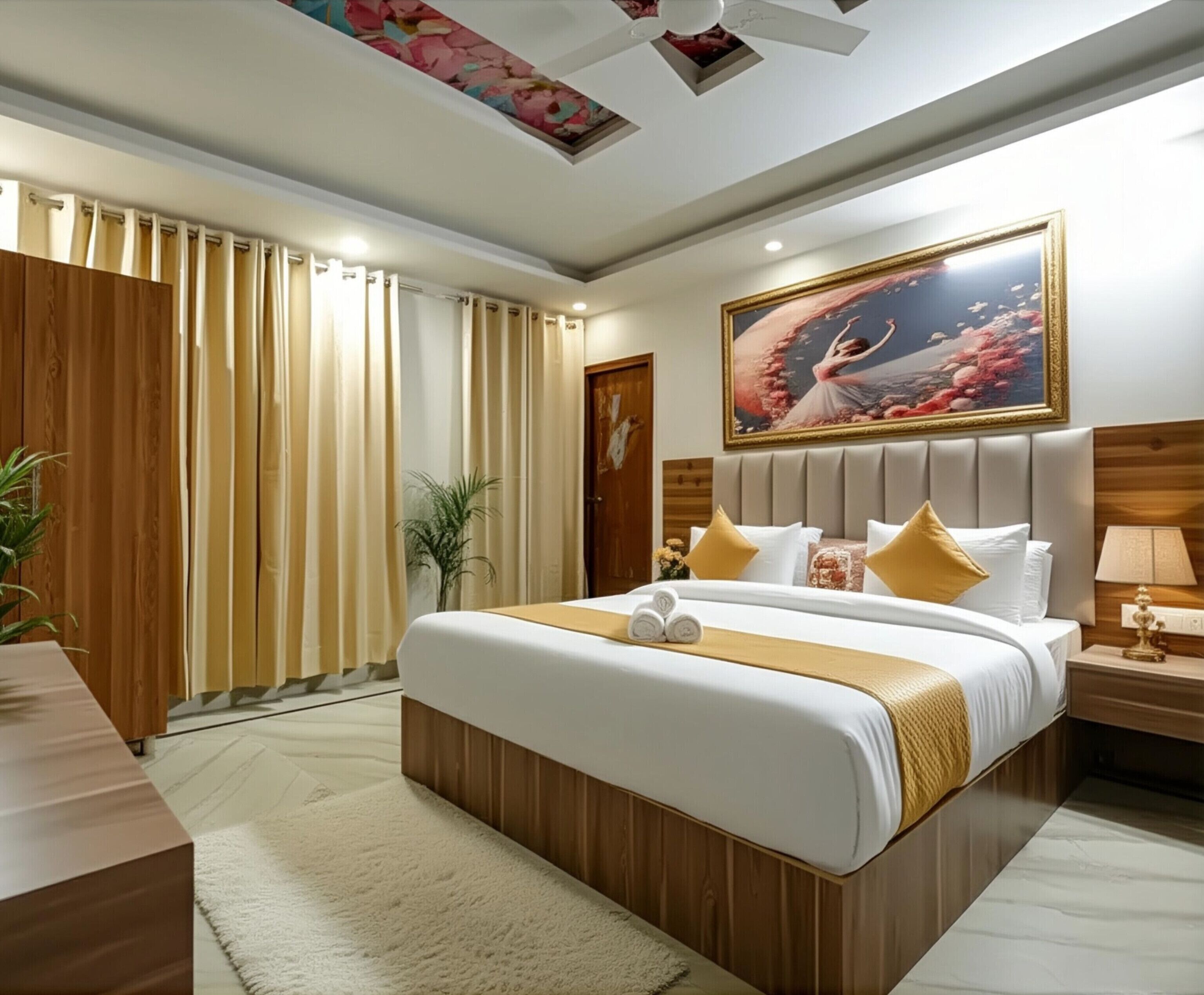 Egyptian cotton sheets, premium bedding, down duvets, Tempur-Pedic beds