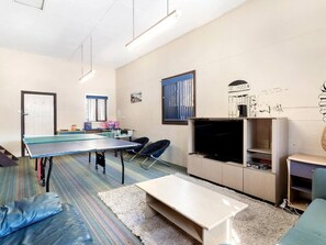 Fernseher, Tischtennisplatte