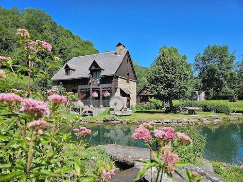 Authentic Mountain Retreat with Stunning Views and Large Park