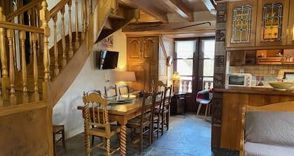 Loudenvielle : Charmant appartement sur un vieux moulin à eau - classé 2 étoiles
