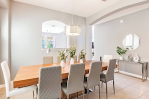 Dining - Luxury 6BR Pool Home w/ Game Room Near Disney (Davenport)