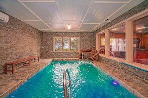 Pool - Huckleberry Hill: Indoor Pool, Game & Theater Room! Hot Tub, Luxury, near Attractions! (Sevierville)