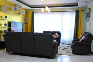 Living area - Stay.Plus Nyali Furnished Apartments (Mombasa)
