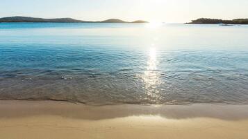 Beach nearby, white sand