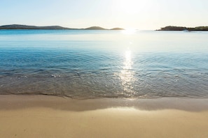 Beach nearby, white sand