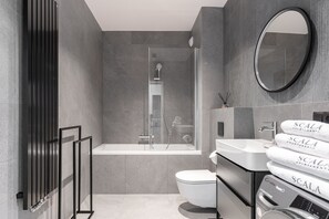 Classic Apartment, Balcony | Bathroom