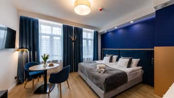Habitación estándar doble | Ropa de cama hipoalergénica y cortinas opacas