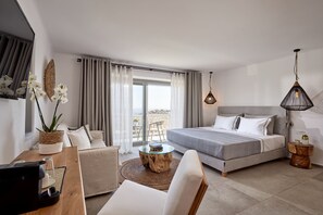 Suite, Sea View (Panorama Master) | Premium bedding, in-room safe, laptop workspace, soundproofing - IONIC Suites (Mykonos)
