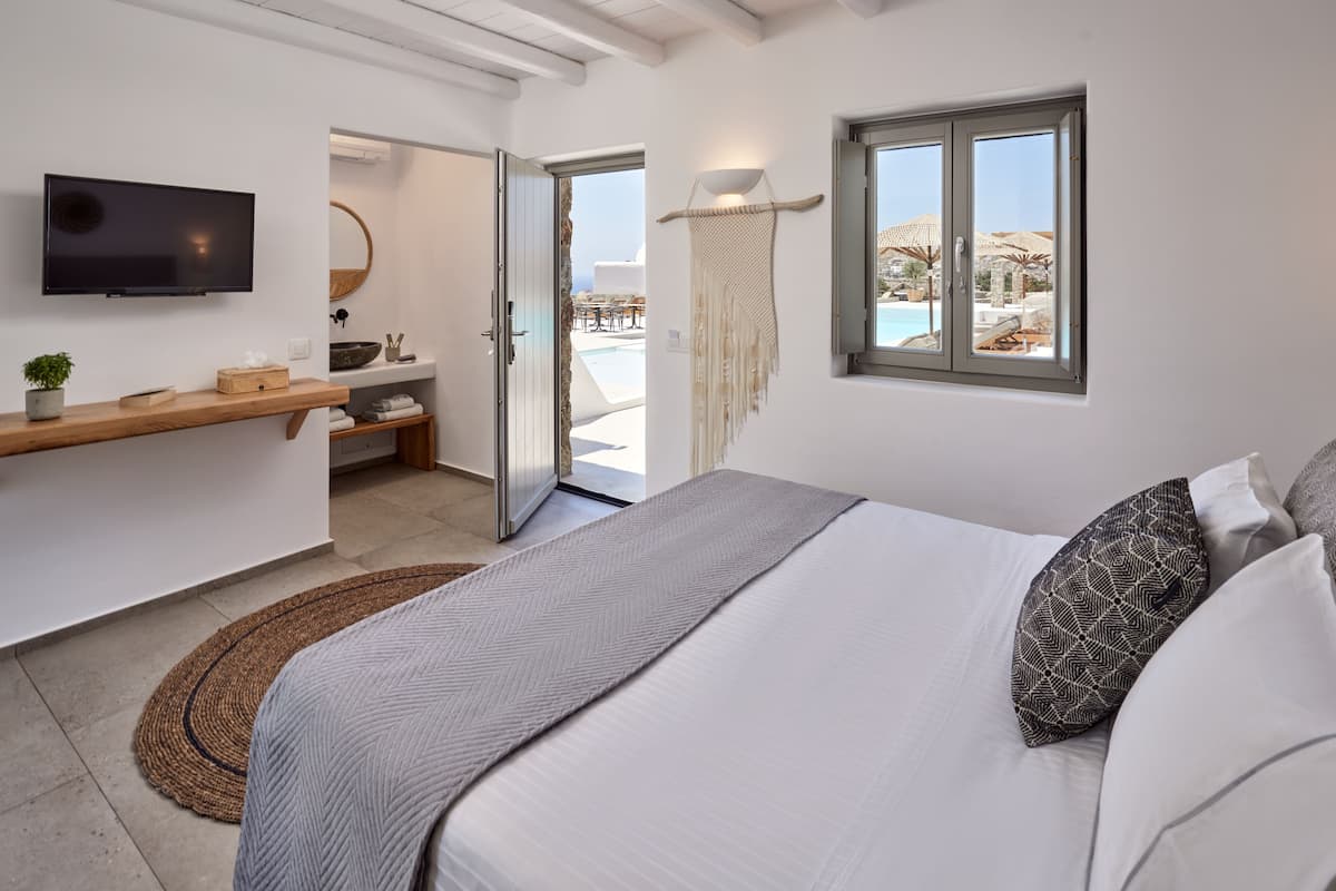 Standard Double Room, Pool View (Utopia) | 1 bedroom, premium bedding, in-room safe, laptop workspace