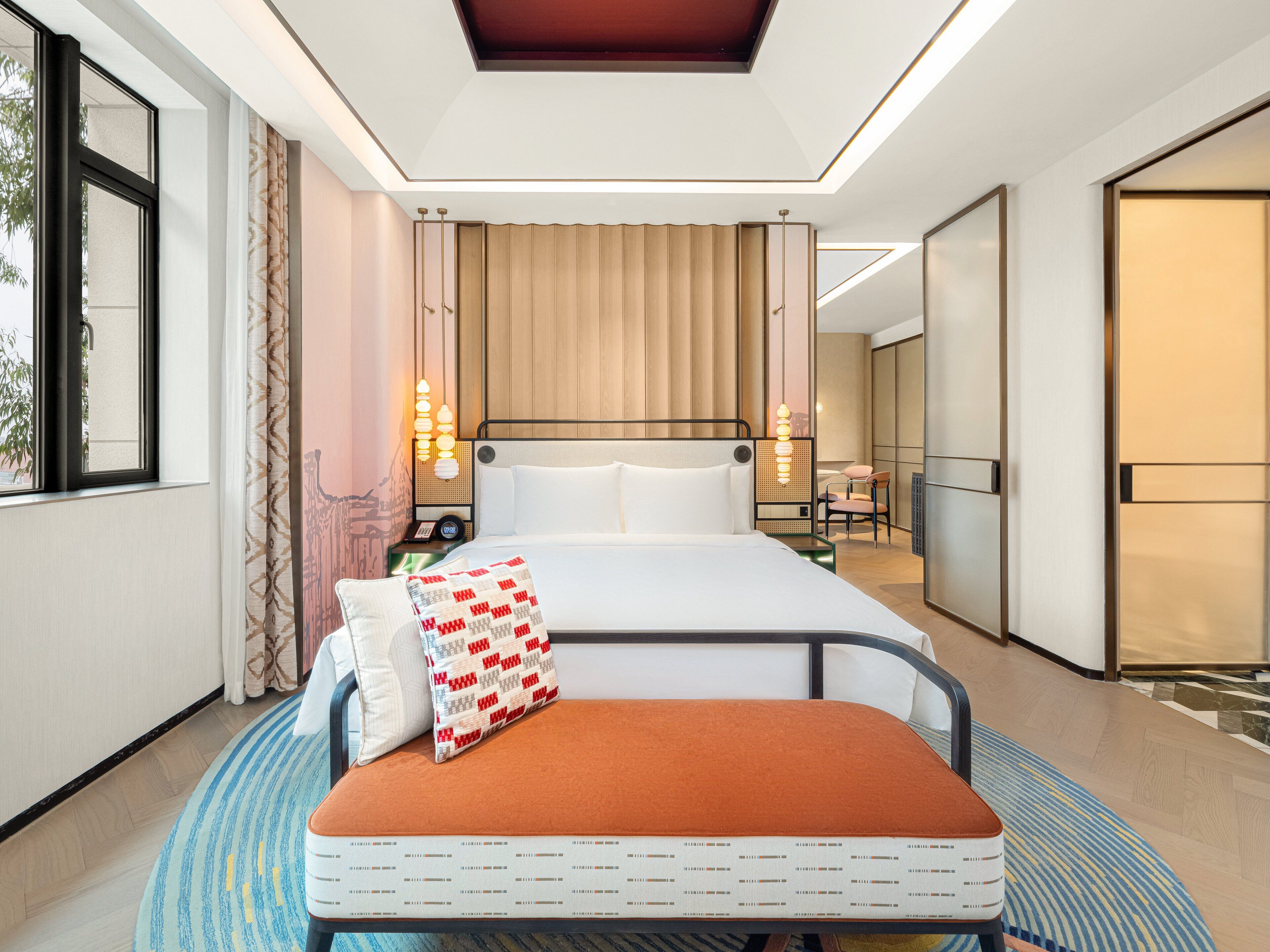 套房, 1 间卧室 | 羽绒被、迷你吧（备有免费物品）、客房内保险箱、特色装修