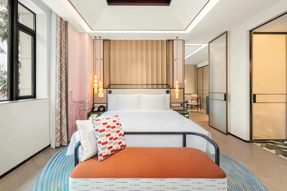 Svit - 1 sovrum | Duntäcken, gratis produkter i minibar och värdeförvaringsskåp på rummet