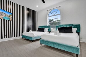 9 bedrooms, iron/ironing board, travel cot, WiFi