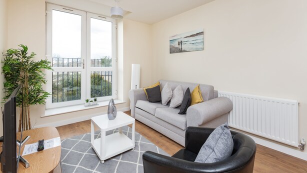 Apartment, 1 Queen-Bett | Wohnzimmer