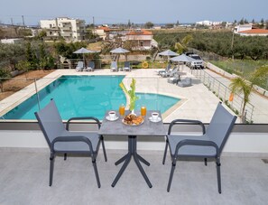 Pool - Destino villa ,huge pool,Near Rethymno (Agios Markos)