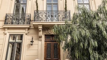 Overnatningsstedets facade