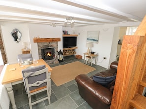 Living room - 1 Salt Cottage (Swansea)